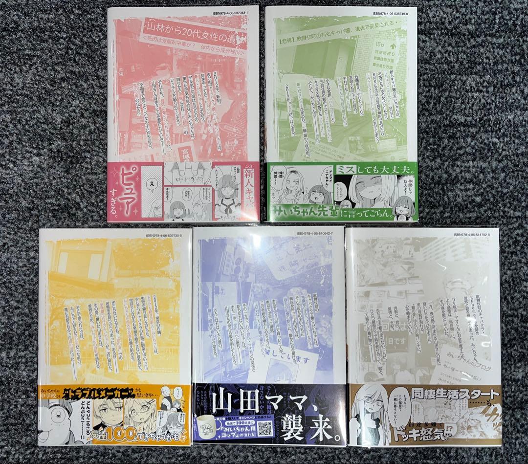 【全巻初版帯付き】みいちゃんと山田さん 既刊5巻セット 亜月ねね