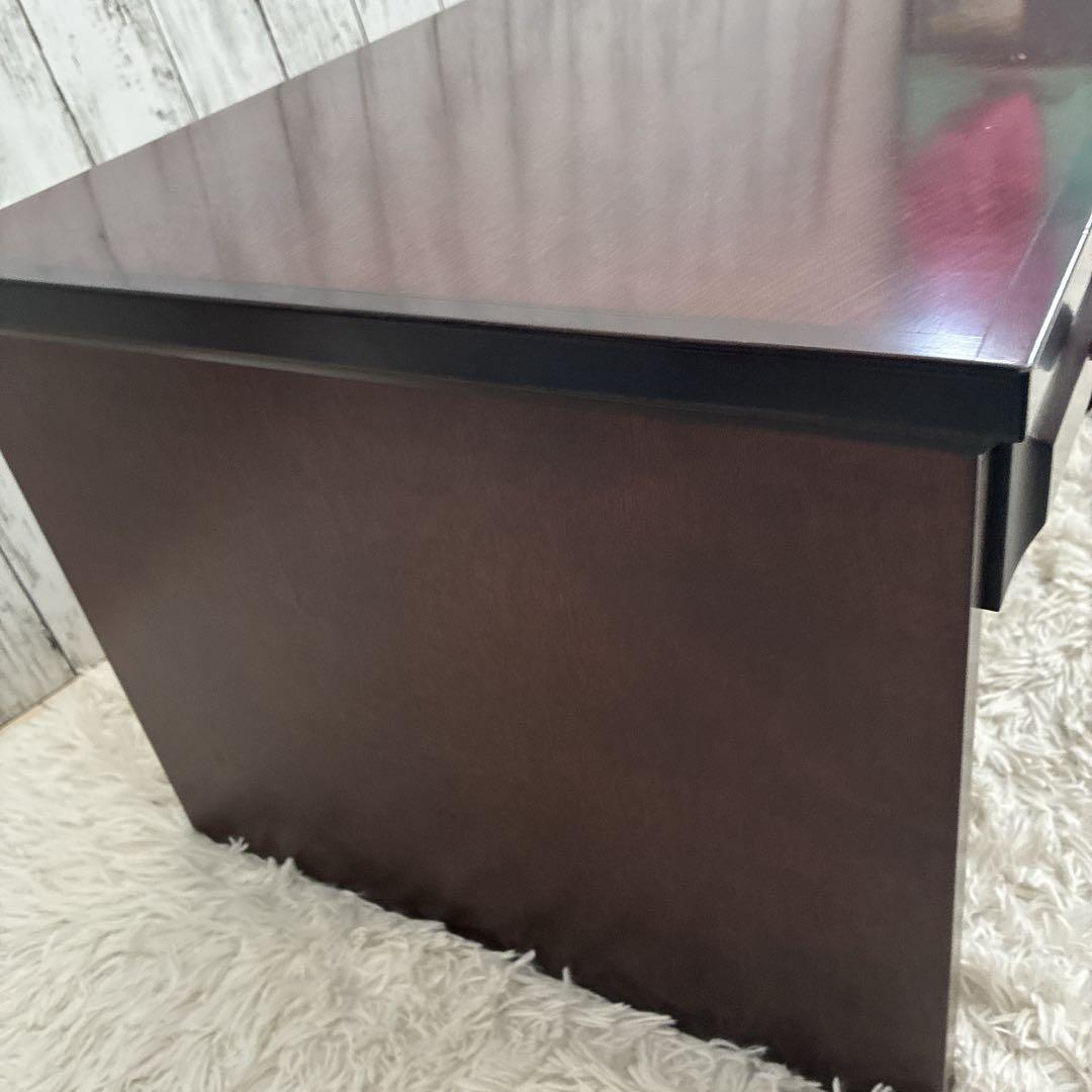 民芸調文机 書斎机 昭和レトロ アンティーク サクラ