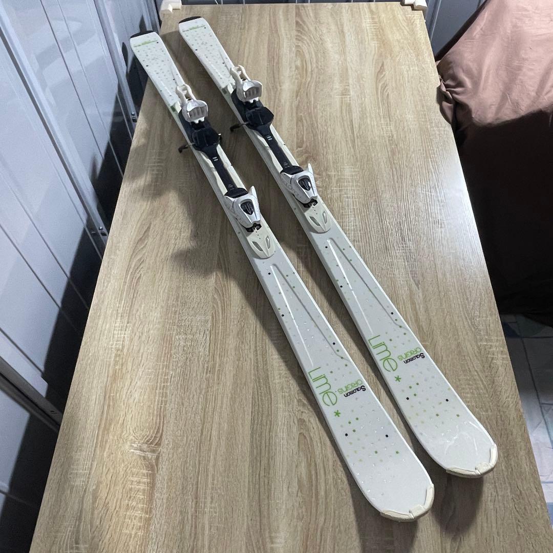 SALOMON159cm 25/25.5cmストック110cmスキーセット