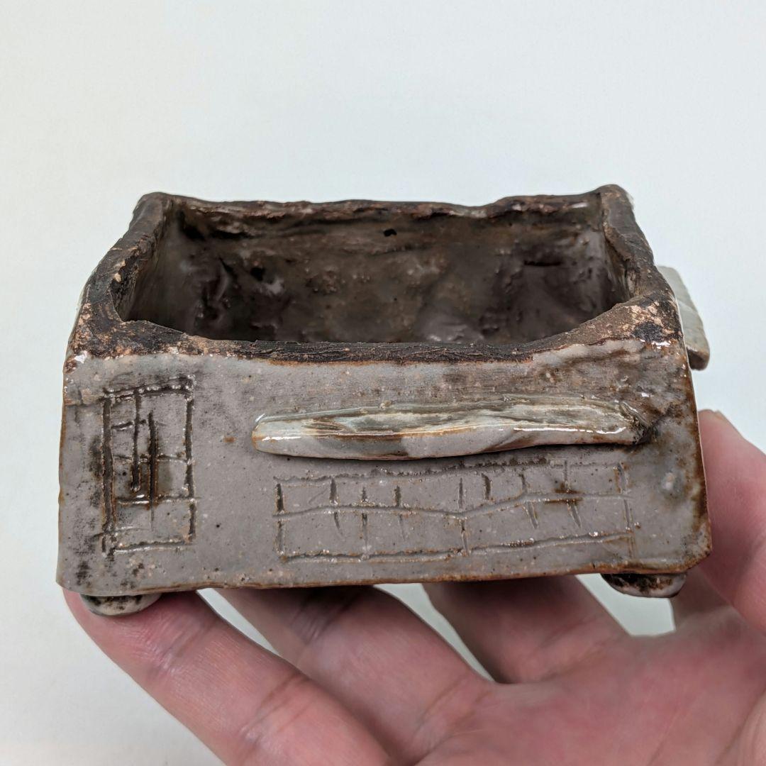 志楽 楽焼 葛屋香炉 合箱 香爐 香道具 お香 茶道具 茶陶 アロマグッズ 在銘