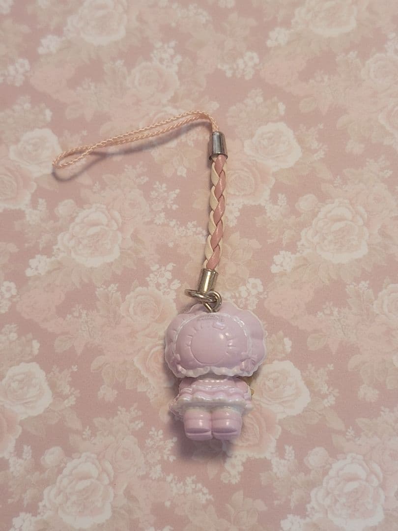 ハローキティ　野ばらキティ　根付けストラップ　ロリータ　嶽本野ばら