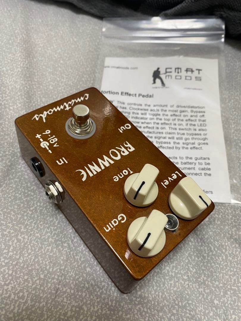 cmatmods BROWNIE OD ディストーションEVH ブラウンサウンド