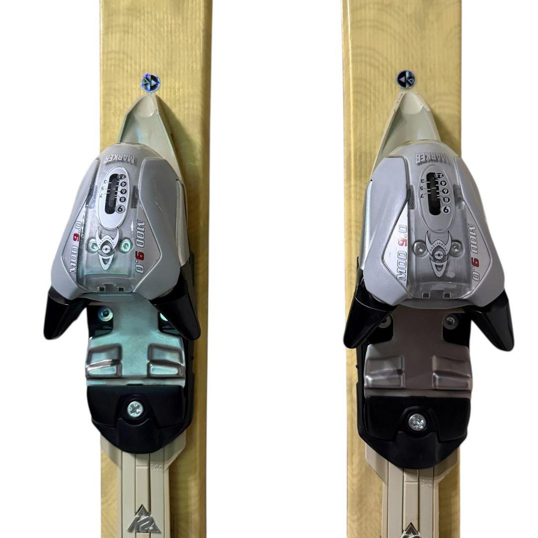 【K2】T:NINE スキー板　ビンディング付き　153cm