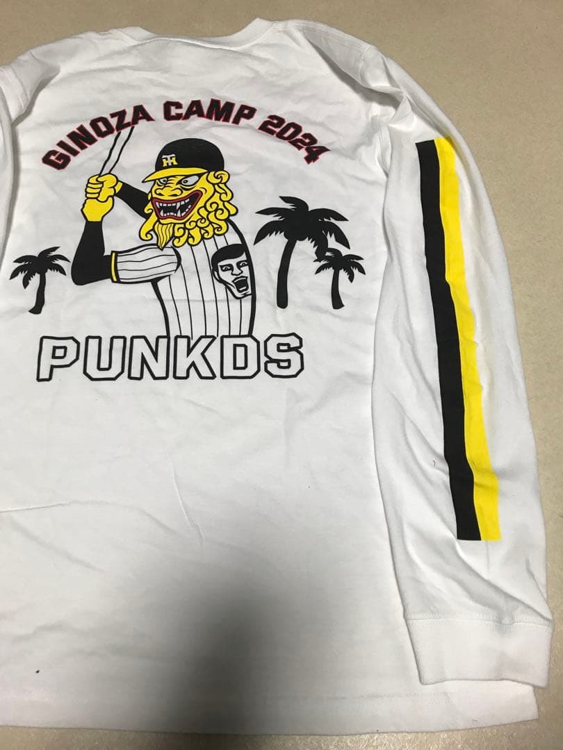 未使用 阪神タイガース L punkdrunkers パンクドランカーズ 長袖白