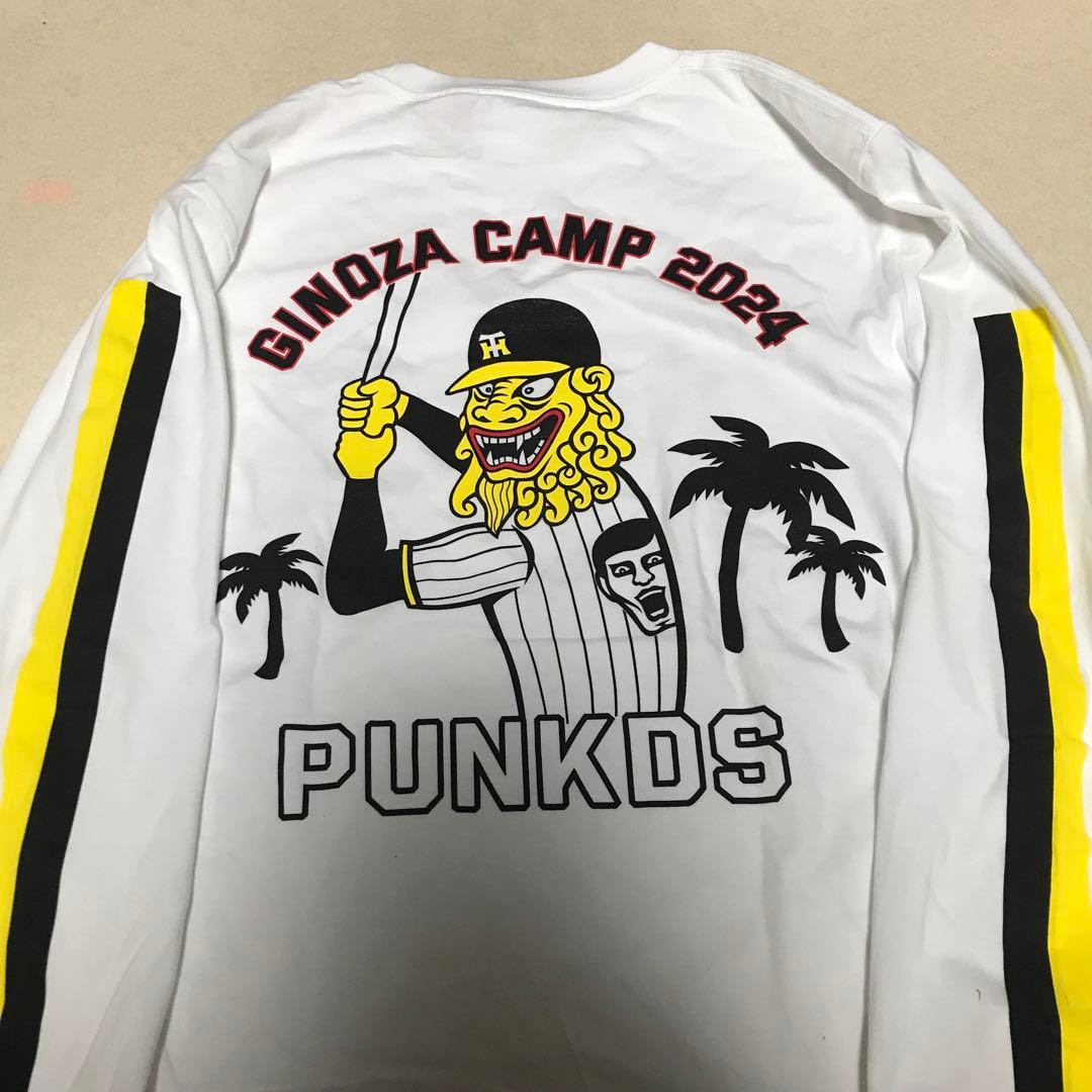 未使用 阪神タイガース L punkdrunkers パンクドランカーズ 長袖白