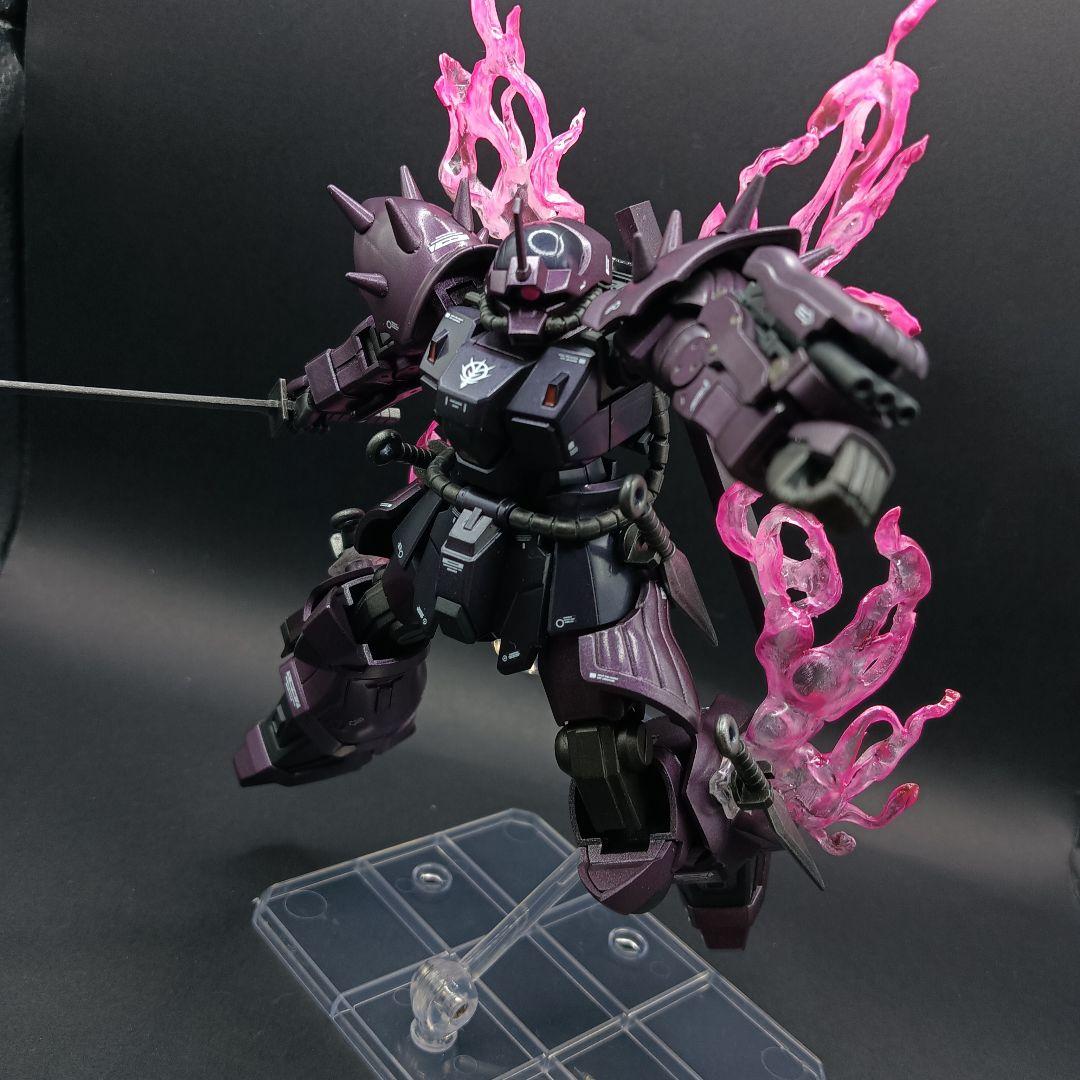 HGUC 1/144イフリートナハトつや消しキャンディ全塗装完成品自作エフェクト