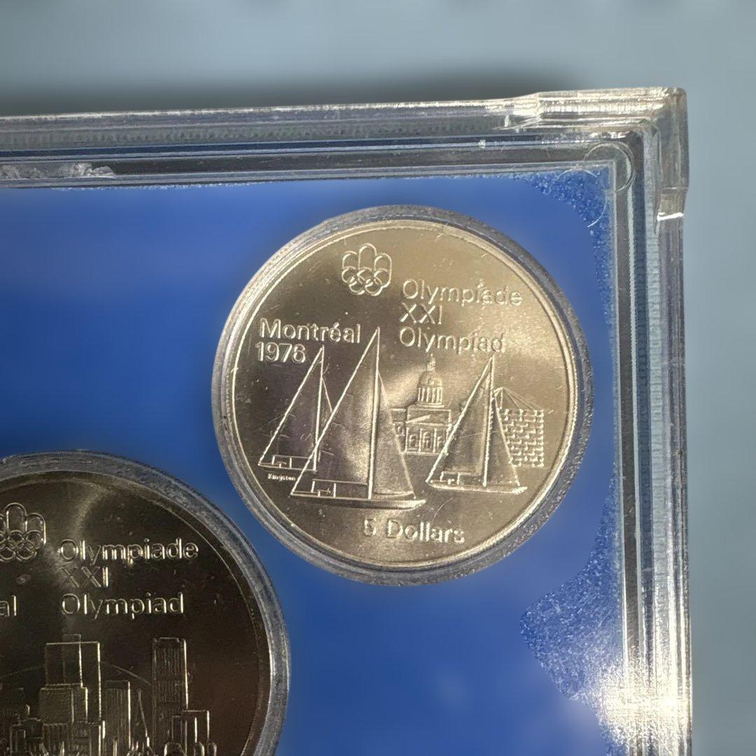 第２１回オリンピックモントリオール大会記念銀貨セット