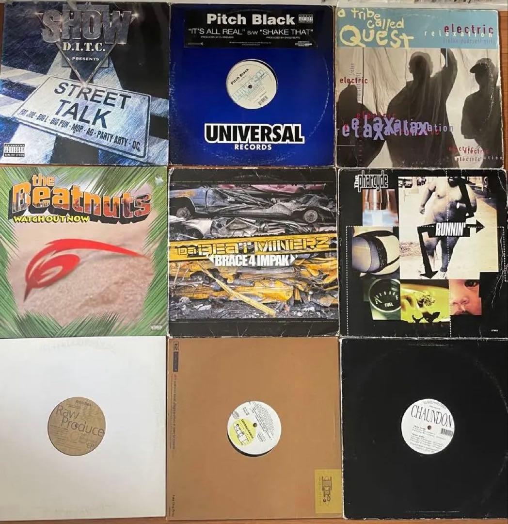 hiphop underground 9枚セット　2lp レコード