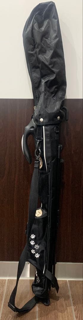 美品 フード フック ショルダー付 ゴルフ バッグ クラブケース スタンド