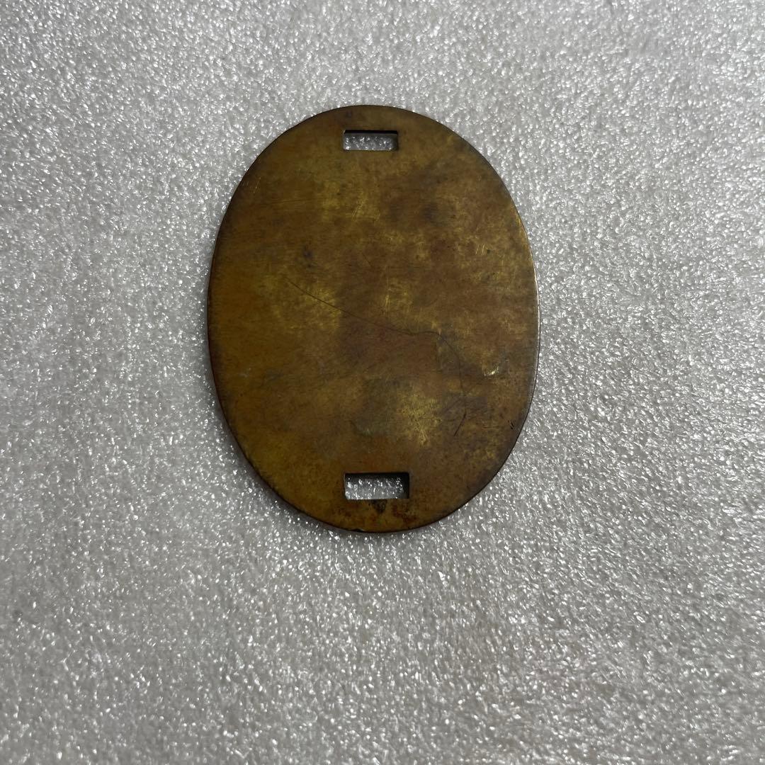 旧日本軍 認識票（ドッグタグ） 迫撃砲中隊刻印 希少 当時物