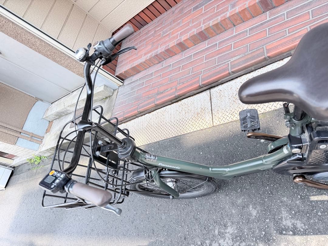 大阪府　子供乗せ　パナソニック 電動アシスト自転車 チャイルドシート付き グレー