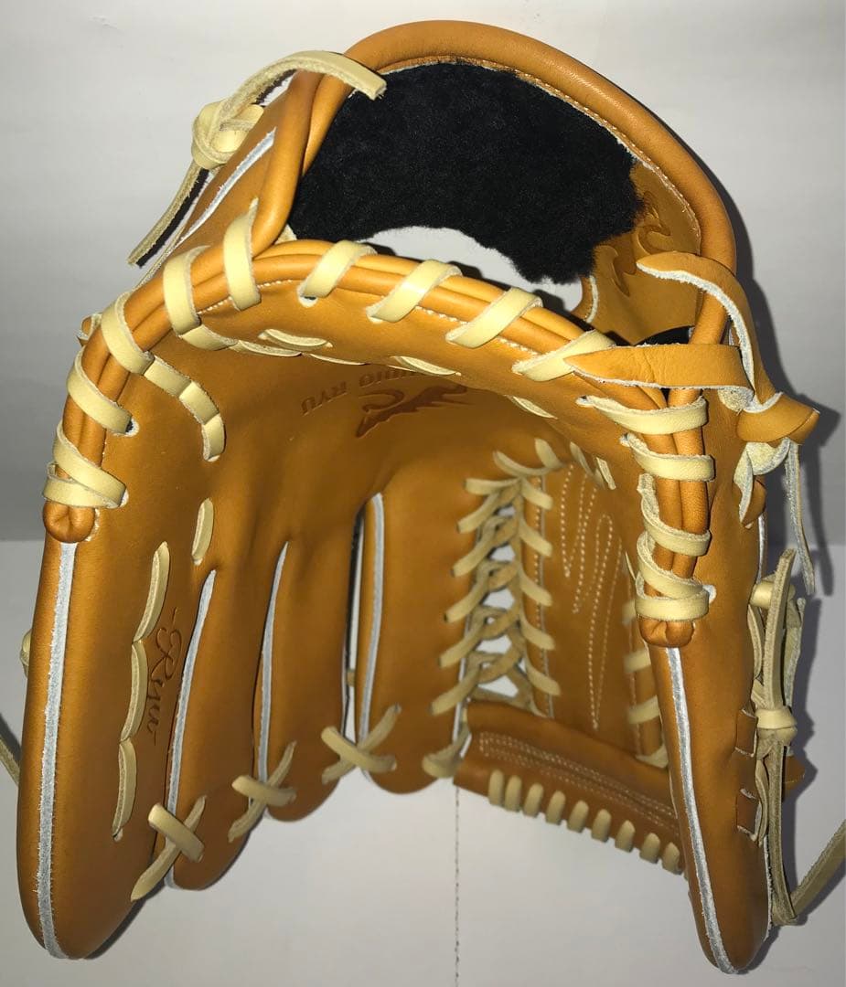 ryu 硬式内野手グラブ! ピンク×ゴールド!