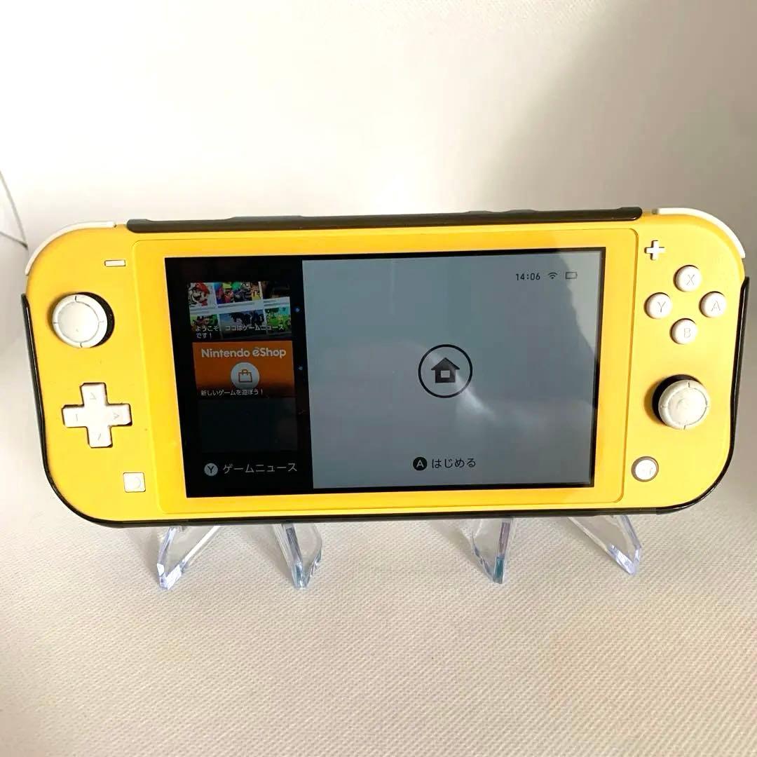 【動作確認済み】Nintendo Switch lite イエロー、本体箱ケース