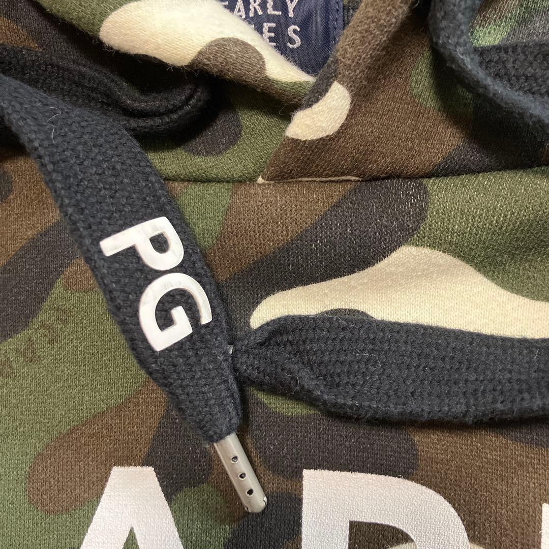 PEARLY GATES パーリーゲイツ　パーカー　カモフラ　カーキ　サイズ4