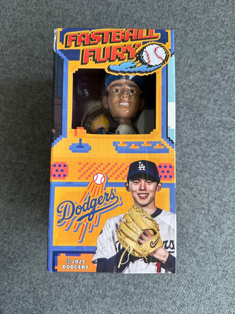 未開封 ドジャースタジアム限定 佐々木朗希ボブルヘッド