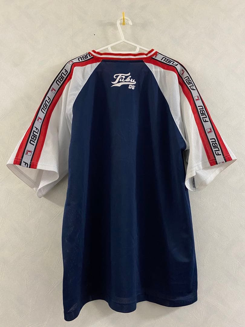 FUBU フットボールシャツ サイズL フブ ヴィンテージ 90s ゲームシャツ