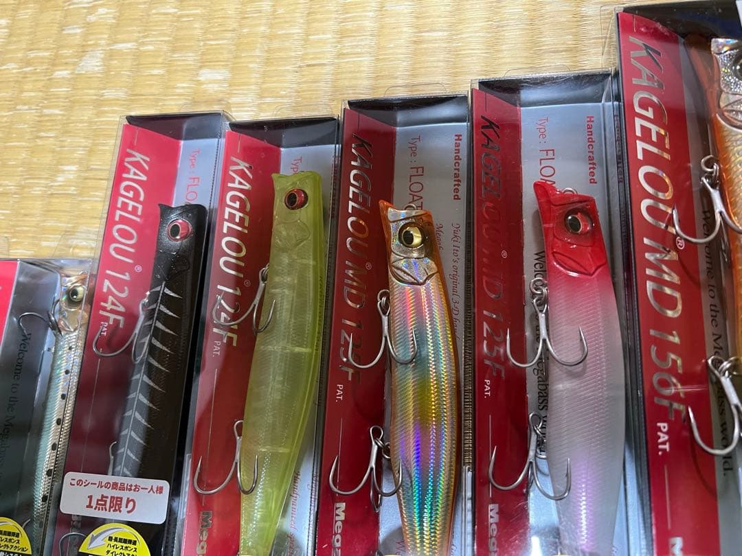 シーバスルアーまとめ売りシーバス人気メーカー多数　メガバス　ダイワ　シマノ等