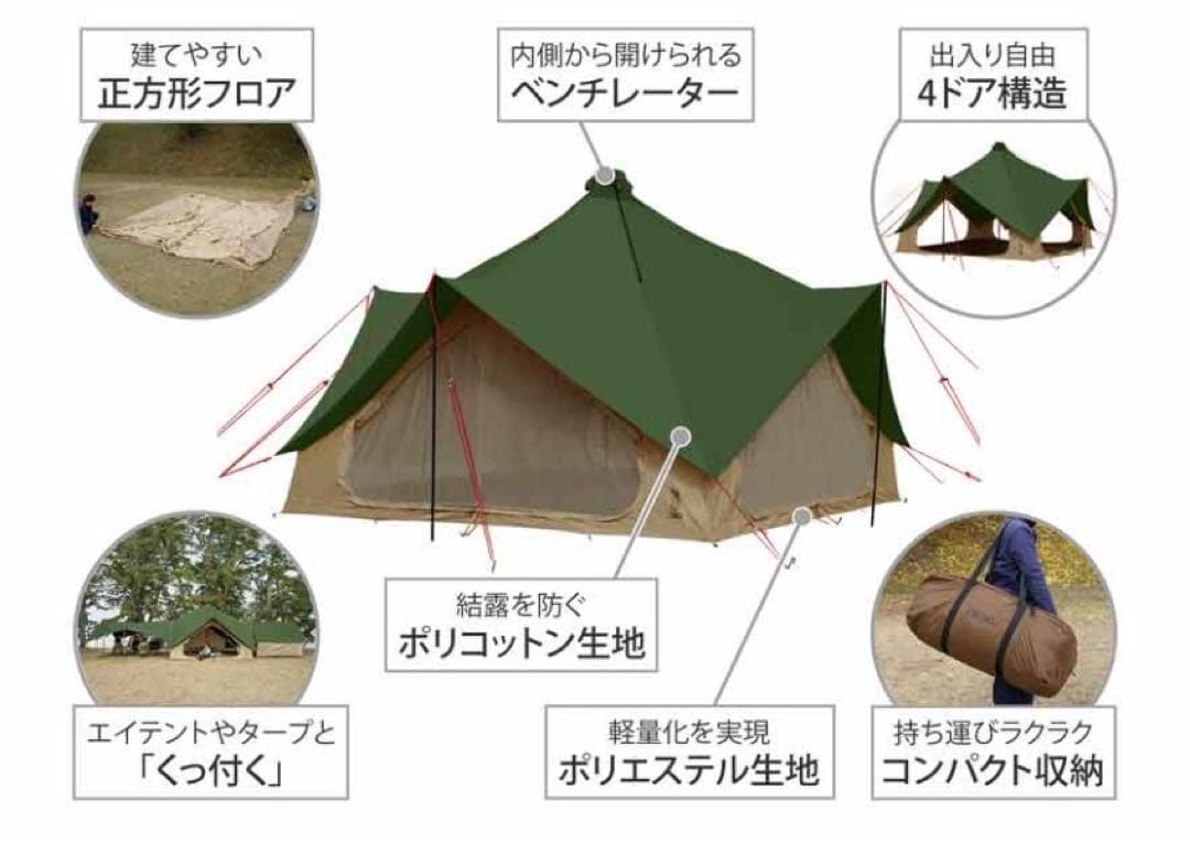 TSUKU-TSUKU BASE ＋ground sheet