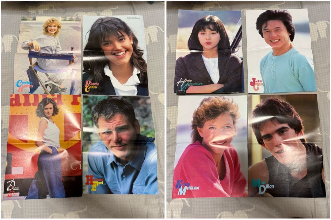 【O-1694】80年代 映画 スクリーン ロードショー ポスター 付録 レトロ