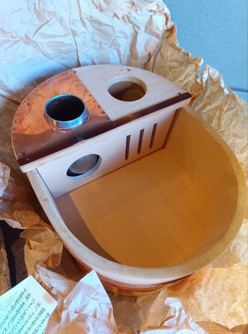 京都　たる源　湯豆腐桶　未使用品　工芸　木工　レトロ