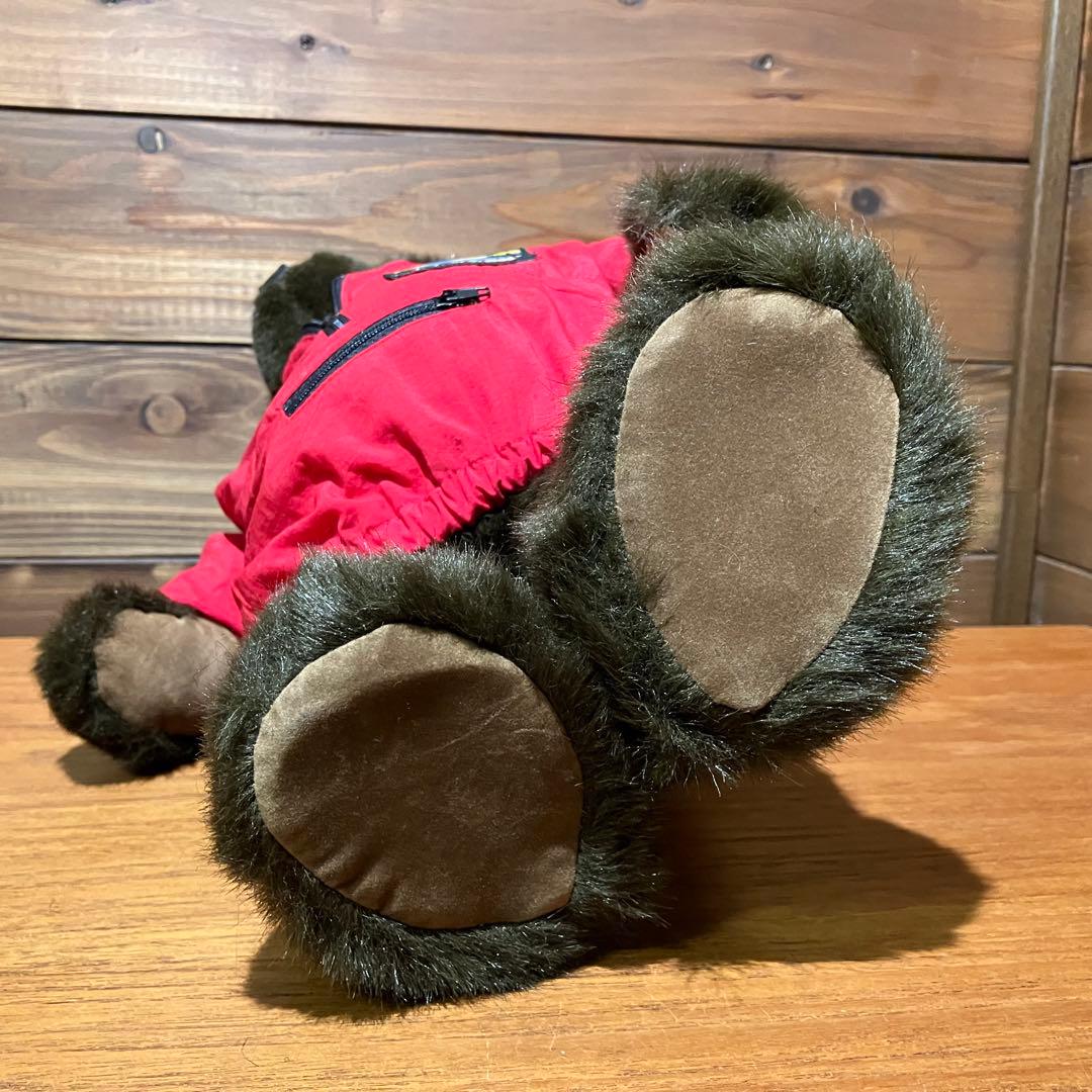 llbean teddy bear コラボ　ぬいぐるみ　アノラックパーカー　赤