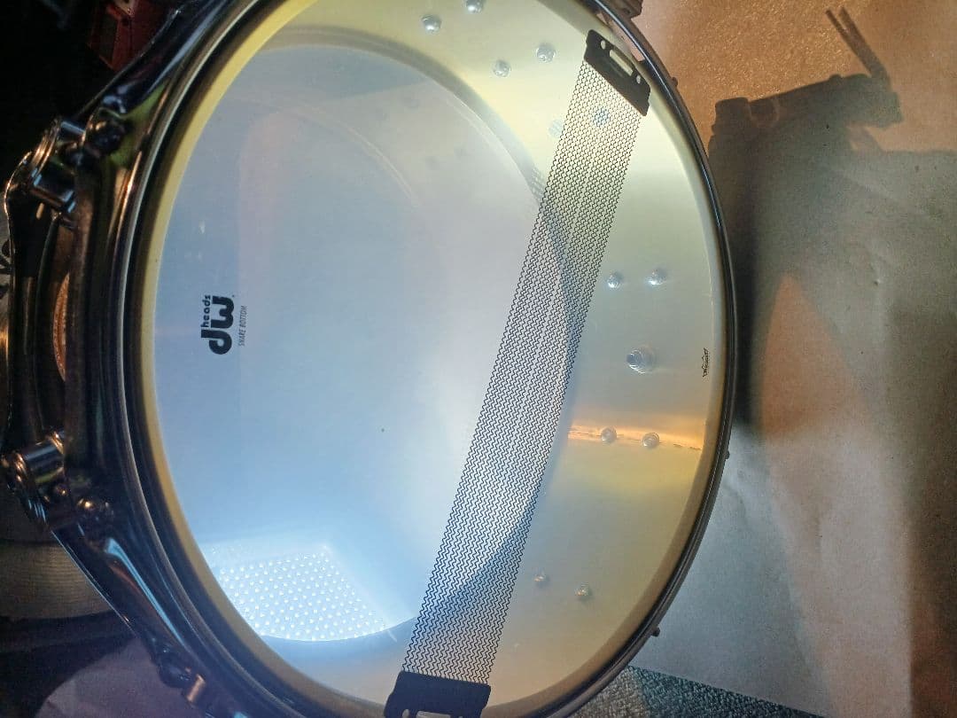 DW　ブロンズスネア　14×5.5 ソフトケース付き