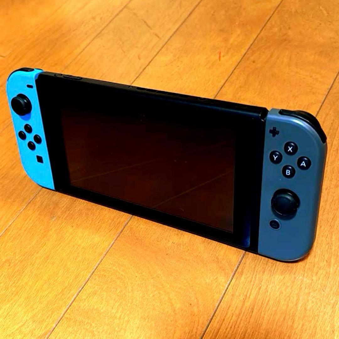 Nintendo Switch 本体 青/黒 Joy-Con、カバー付き