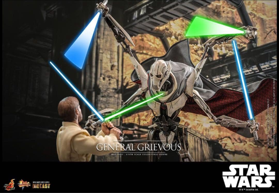 ホットトイズ スター・ウォーズ シスの復讐 グリーヴァス将軍 MMS760D67