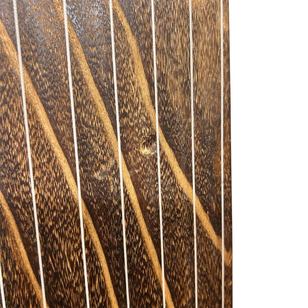 並甲 箏 13弦 銘なし 練習用 カバー付 ※割れあり　たのめる便