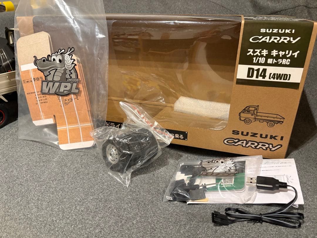 ぬ*ん様 WPL D14 スズキ キャリィ　軽トラRCカー