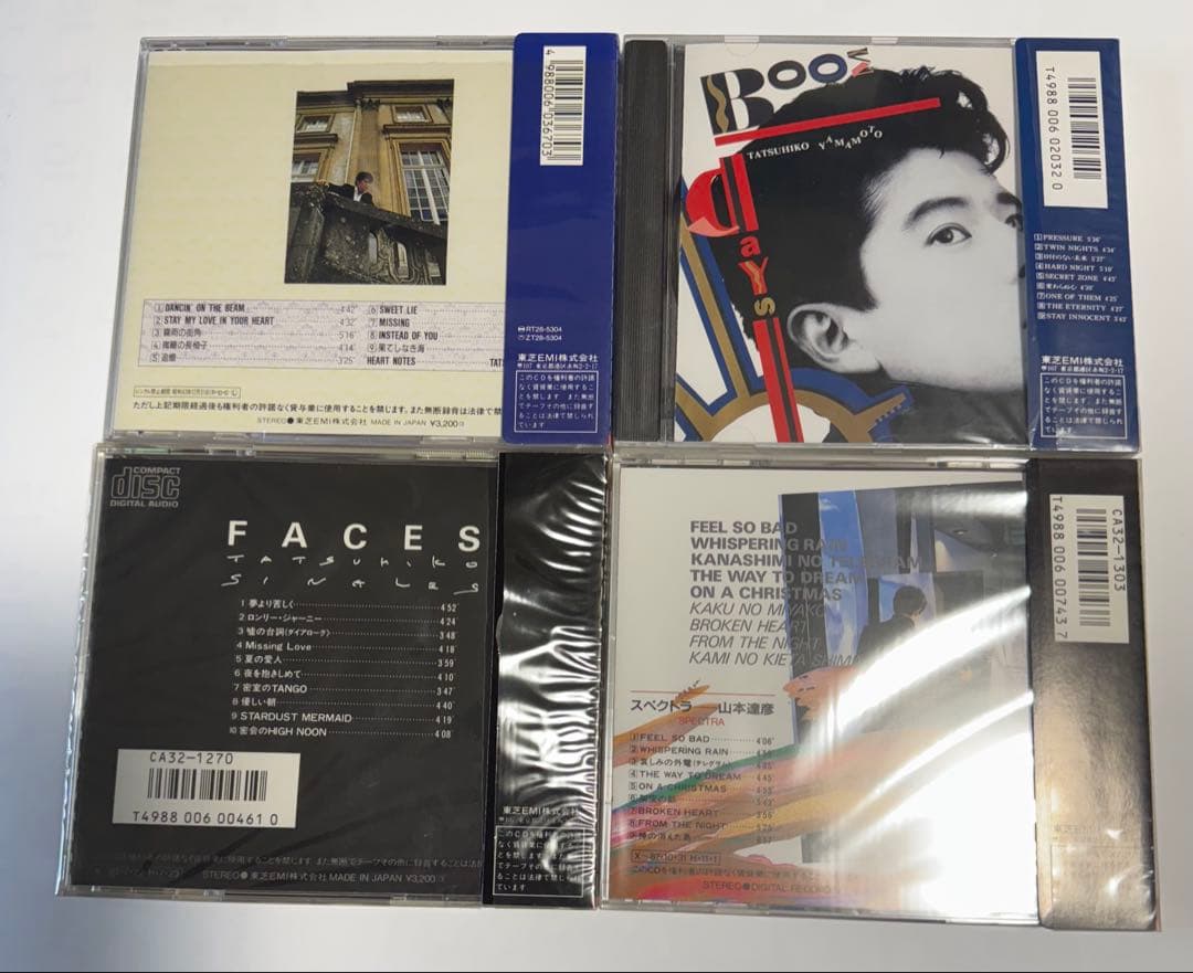 【超美品・希少】山本達彦　CD 4枚