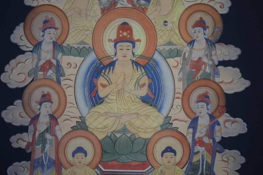 複製/十三佛図/工芸/布袋屋掛軸HF-322