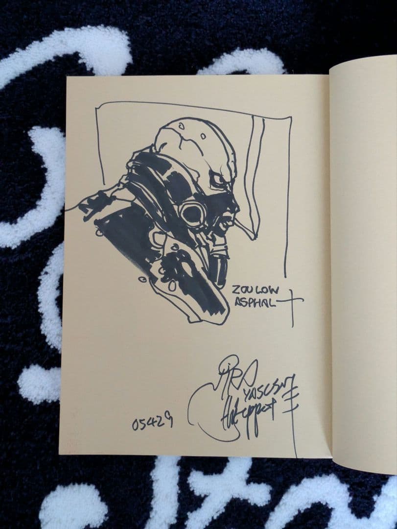 「PHANTOM CORE」韮沢 靖 直筆サイン＆イラスト本 ファントム・コア