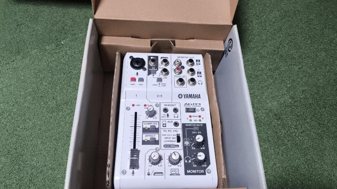 YAMAHA AG03 ミキシングコンソール 箱説明書付き＋オマケ