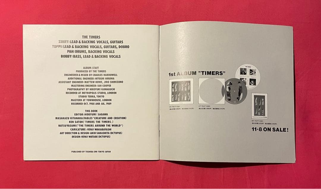 【鬼レアTHE TIMERS タイマーズ 忌野清志郎 RCサクセション 小冊子】
