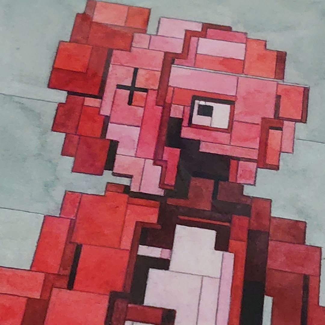 限定版画 良番 KAWS アダムリスター カウズ