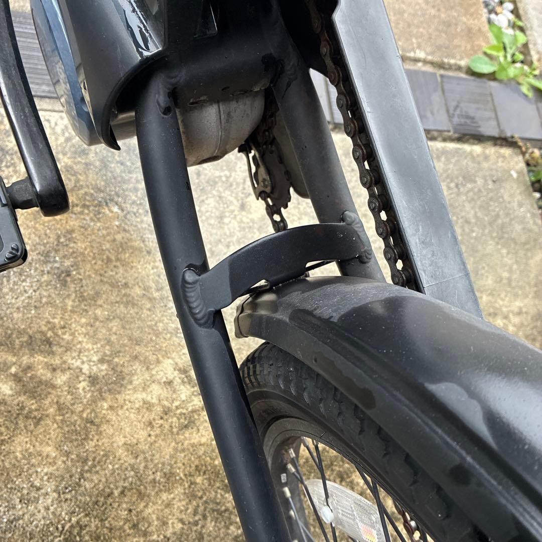 電動アシスト自転車 シティタイプ 黒