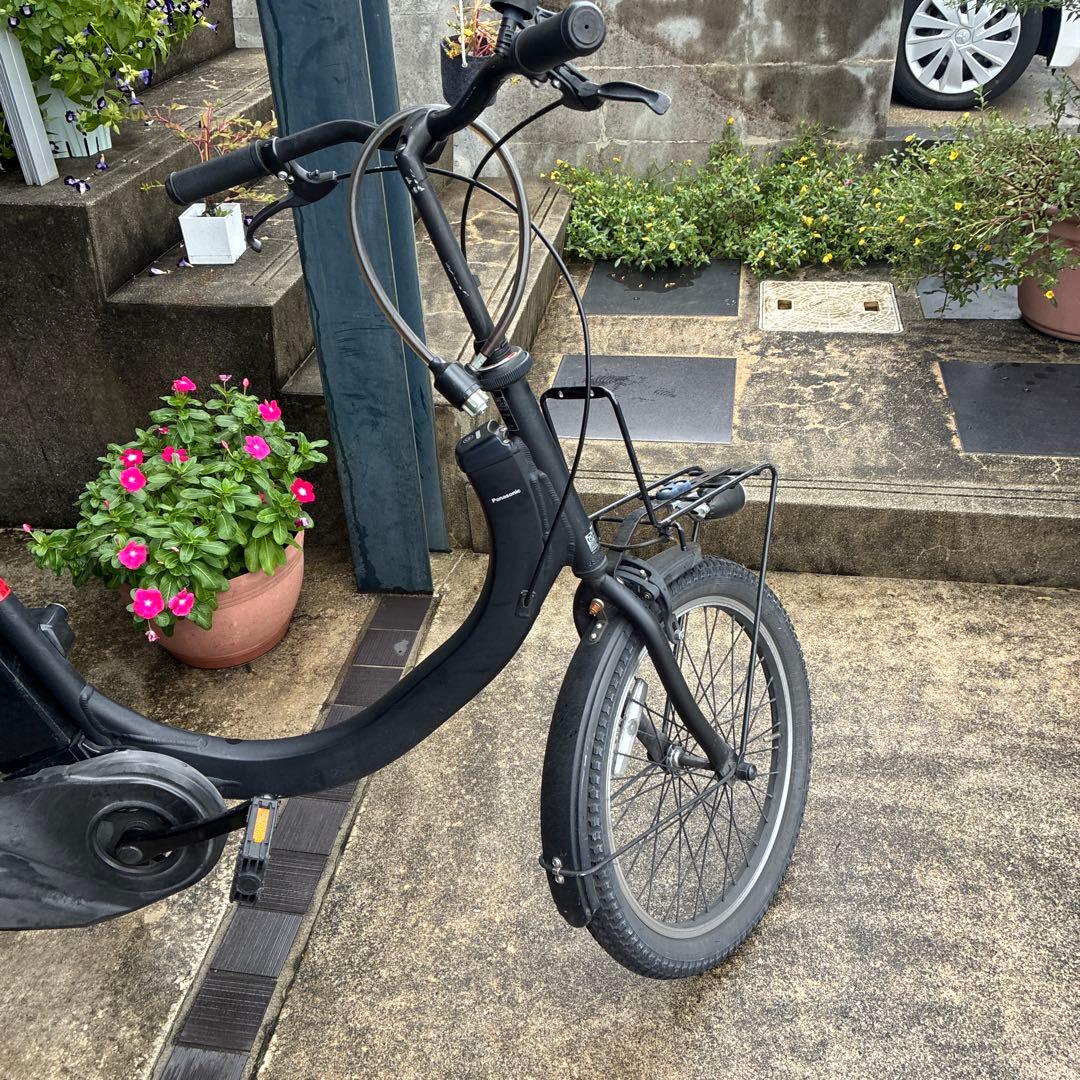 電動アシスト自転車 シティタイプ 黒