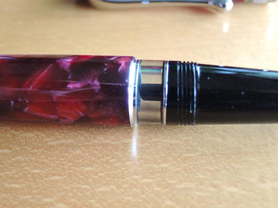 アウロラ AURORA オプティマ 万年筆 バーガンディＭ