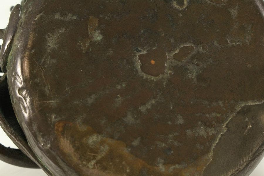 古銅 石草花 水滴 文房四宝(K-YC534)