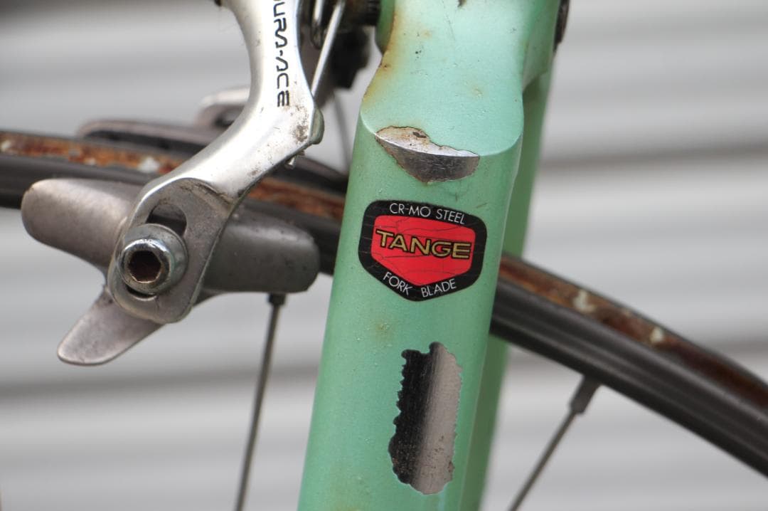 ♪クロモリ♪TANGE2♪ビルダー不明♪レストアベース♪引き取りは値下げ