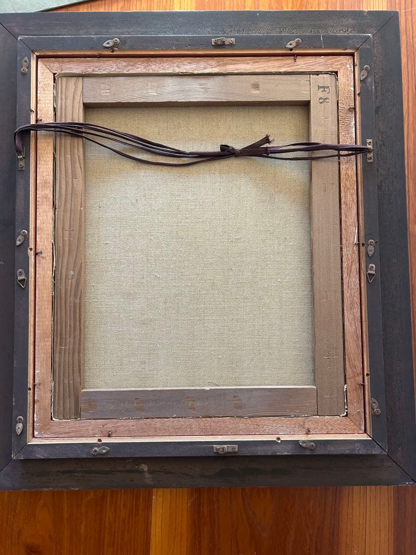 【即購入OK!‼️】アンティーク　額縁　絵画　フレーム　シルバーゴールド　ホワイト