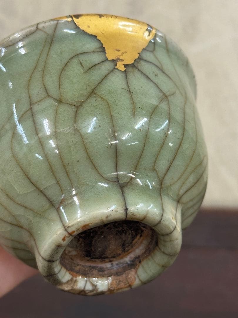 中國古美術 明龍泉 青磁 茶碗 盃 茶道具 煎茶道具