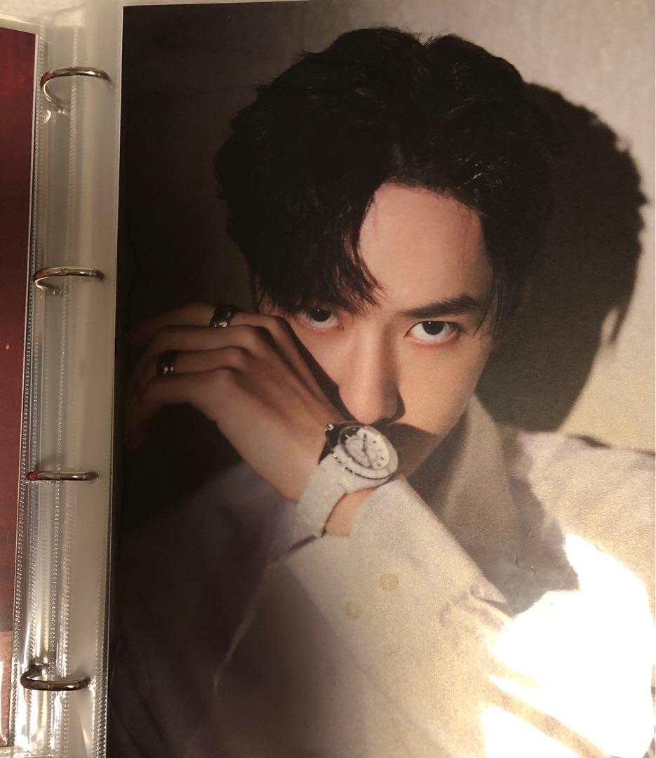 王一博 カードバインダー＋A4・Pカード他 用リフィル50枚付 アルバム z