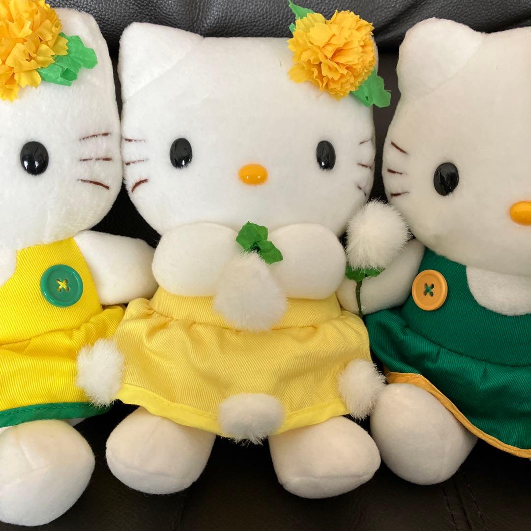 ハローキティ　ぬいぐるみ　たんぽぽ　セット