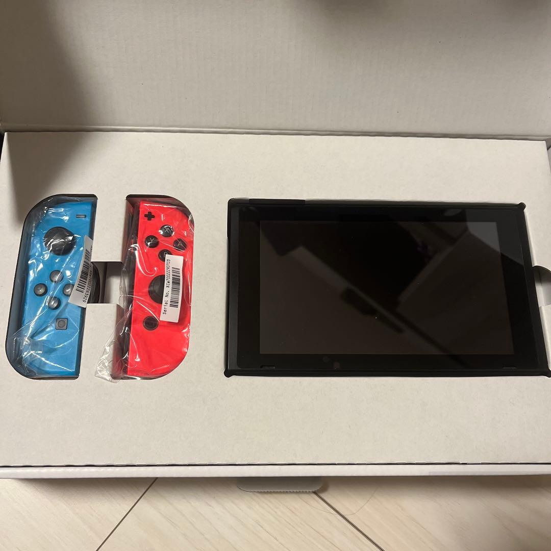 Nintendo Switch 本体 ネオンブルー/レッド 有線LANアダプタ