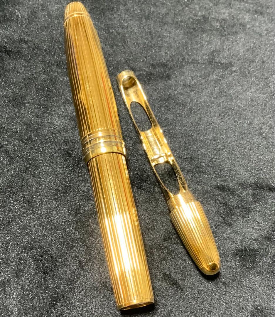 モンブラン　ソリテール　147 トラヴェラー　純銀にゴールド　18K B