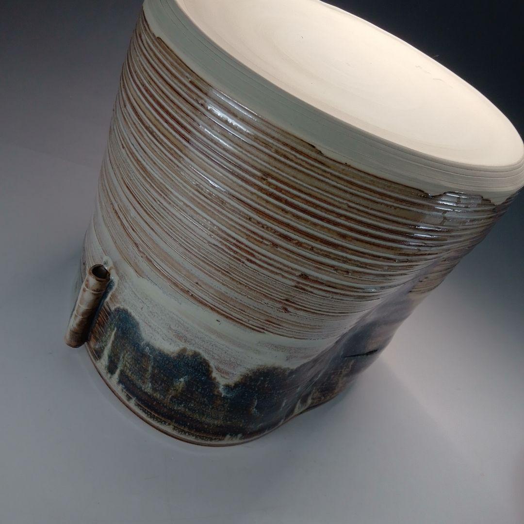 楽山　高取　水指　耳付　高取焼　水差し