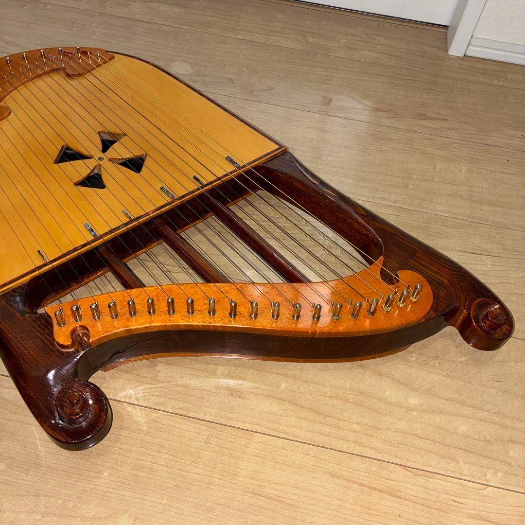 美品　木製ハープ エンジェルスハープ　ミニハープ　ライアーハープ　ハープ