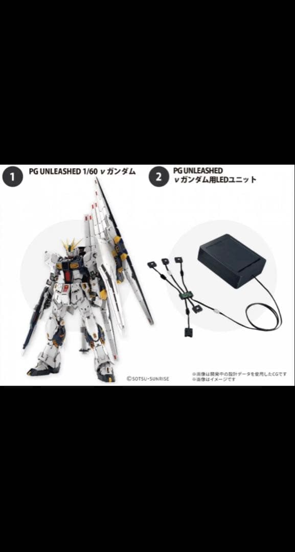 PG UNLEASHED RX-93 LEDありジョーシン31日購入